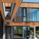 premium Wood essen gevelbekleding luxe bungalow