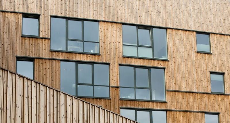 thermo gemodificeerd grenen - houten gevelbekleding Den Bosch